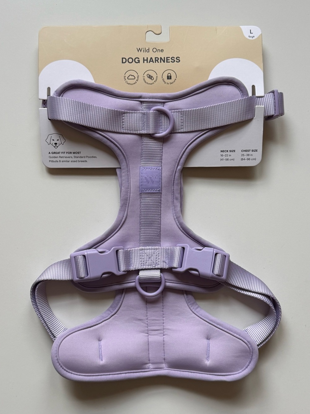 Wild One Dog Harness - Large - Lilac